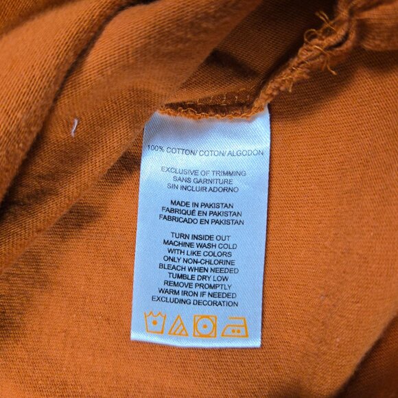 Wolverine Men's Rust Orange Pocket T-Shirt Large Outdoor‎ Workwear Streetwear - Picture 4 of 7